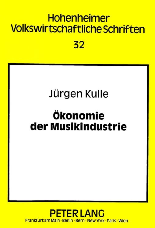 Produktbild: &Ouml;konomie der Musikindustrie
