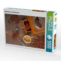 Produktbild: CALVENDO Puzzle Kaffeebohnen und Kaffeepulver | 1000 Teile Lege-Gr&ouml;&szlig;e 64x48cm Foto-Puzzle f&uuml;r gl&uuml;ckliche Stunden