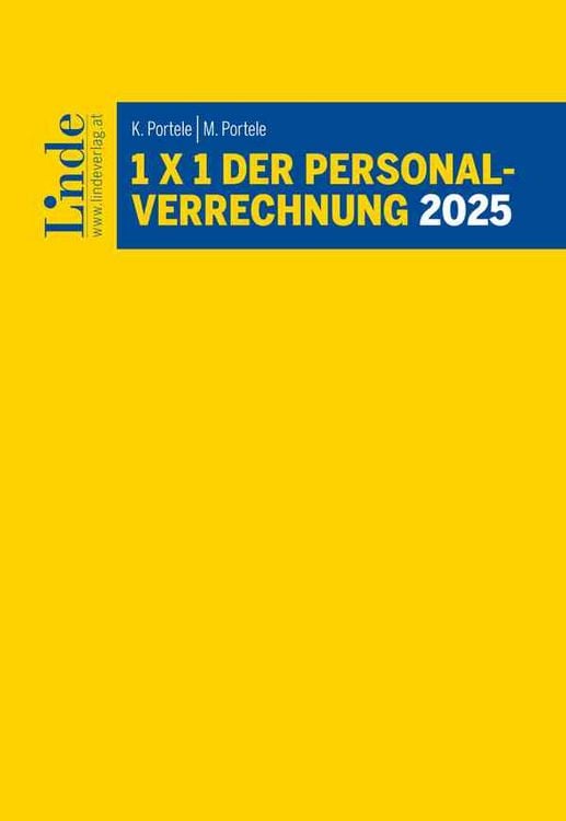 Produktbild: 1 x 1 der Personalverrechnung 2025
