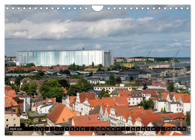 Produktbild: Hansestadt Wismar (Wandkalender 2026 DIN A4 quer), CALVENDO Monatskalender