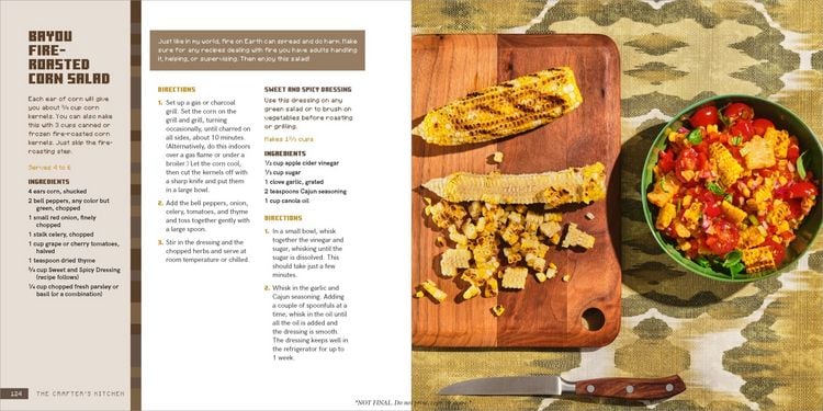 Produktbild: The Crafter's Kitchen: An Official Minecraft Cookbook for Young Chefs and Their Families