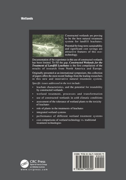Produktbild: Constructed Wetlands for the Treatment of Landfill Leachates
