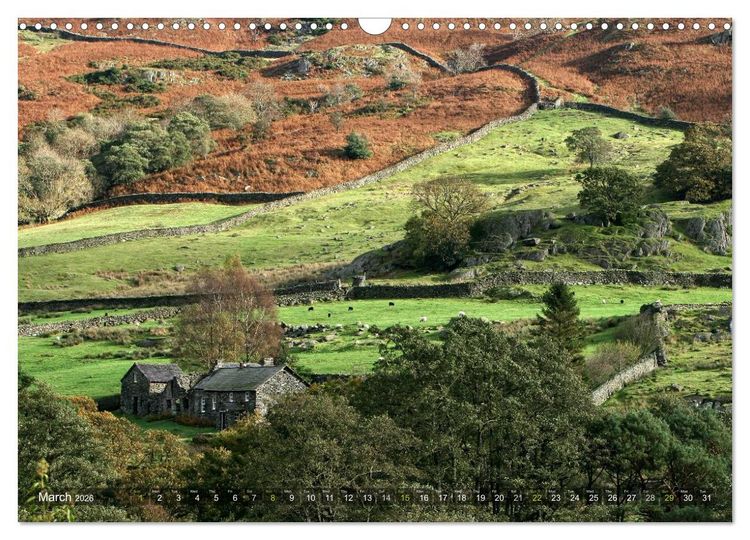 Produktbild: Wild Beauty of Cumbria (Wall Calendar 2026 DIN A3 landscape), CALVENDO 12 Month Wall Calendar