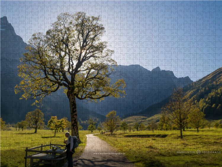 Produktbild: CALVENDO Puzzle Auf dem Weg zur Engalm | 1000 Teile Lege-Gr&ouml;&szlig;e 64x48cm Foto-Puzzle f&uuml;r gl&uuml;ckliche Stunden