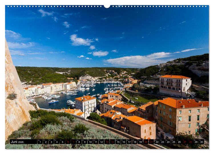 Produktbild: Bonifacio. Korsika (hochwertiger Premium Wandkalender 2026 DIN A2 quer), Kunstdruck in Hochglanz