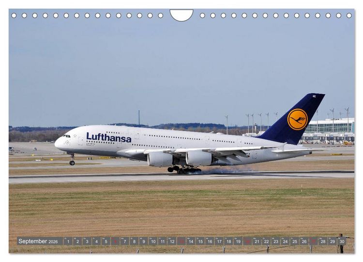 Produktbild: Flugzeuge zwischen Himmel und Erde (Wandkalender 2026 DIN A4 quer), CALVENDO Monatskalender