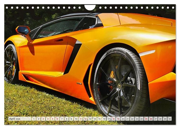 Produktbild: Muscle Cars, Geschwindigkeit und Leidenschaft (Wandkalender 2026 DIN A4 quer), CALVENDO Monatskalender