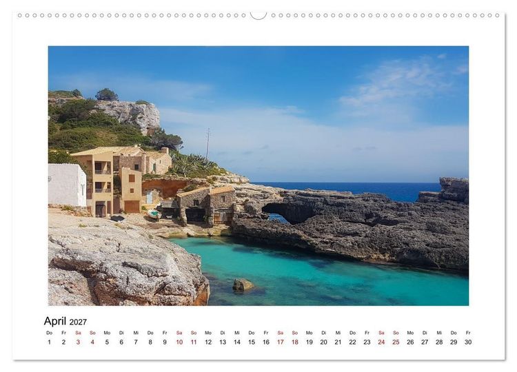 Produktbild: Mallorca - Stille Orte (Wandkalender 2027 DIN A2 quer), CALVENDO Monatskalender