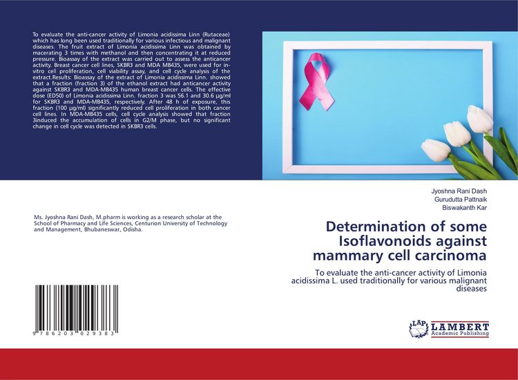 Produktbild: Determination of some Isoflavonoids against mammary cell carcinoma