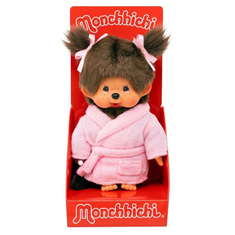 Produktbild: Monchhichi Pl&uuml;schfigur Bathrobe Girl 20cm