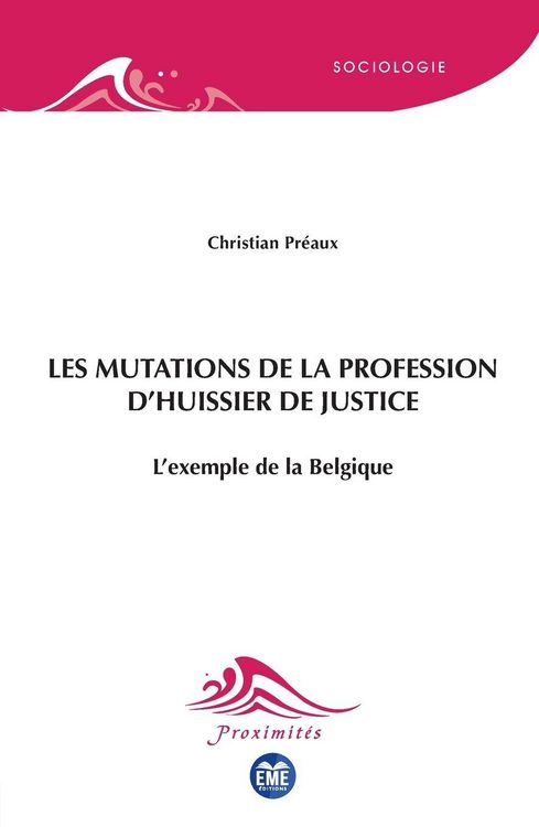Produktbild: Les mutations de la profession d'huissier de justice