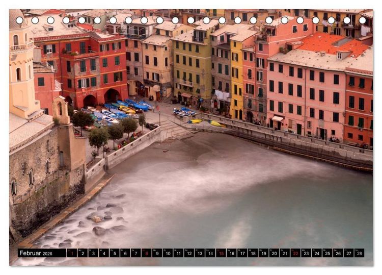 Produktbild: Cinque Terre (Tischkalender 2026 DIN A5 quer), CALVENDO Monatskalender