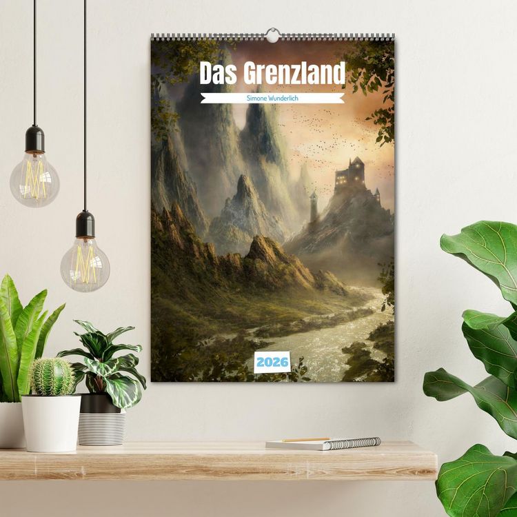 Produktbild: Das Grenzland (Wandkalender 2026 DIN A2 hoch), CALVENDO Monatskalender