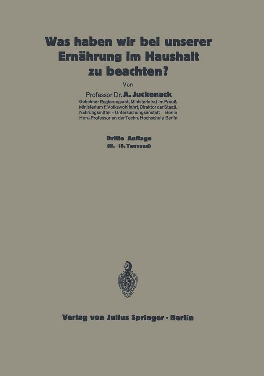 Produktbild: Was haben wir bei unserer Ern&auml;hrung im Haushalt zu beachten?