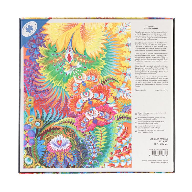 Produktbild: Dayspring 1000 Piece Jigsaw Puzzle by Paperblanks (Olena's Garden)