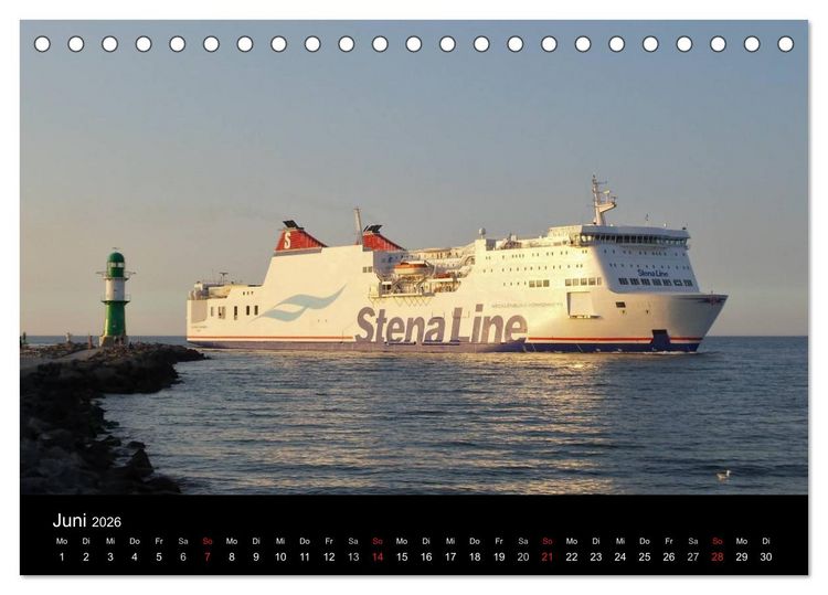 Produktbild: Ostseef&auml;hren (Tischkalender 2026 DIN A5 quer), CALVENDO Monatskalender