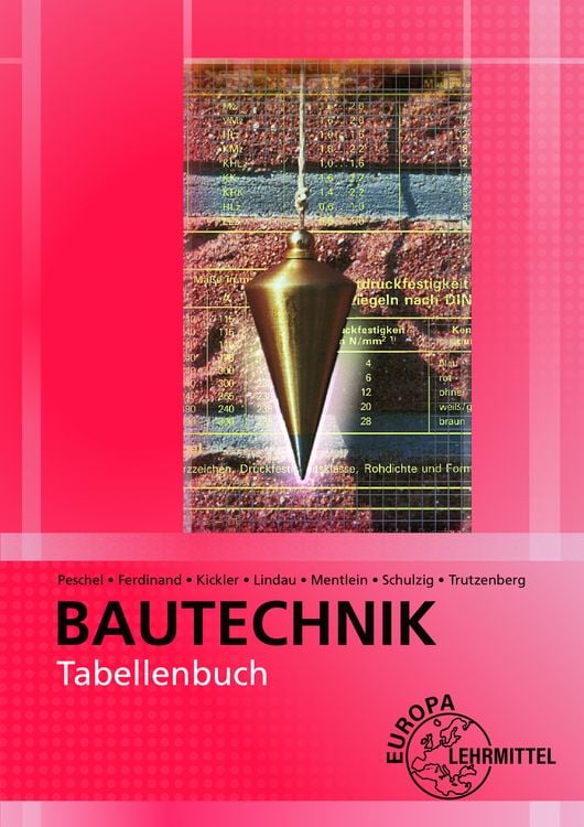 Produktbild: Tabellenbuch Bautechnik