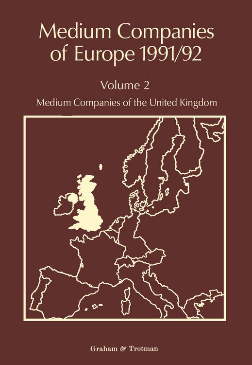 Produktbild: Medium Companies of Europe 1991/92