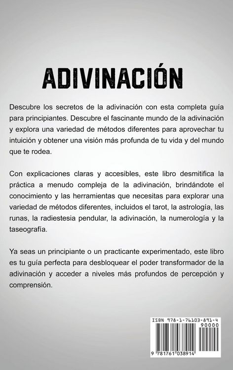 Produktbild: Adivinaci&oacute;n