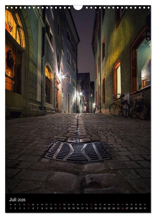 Produktbild: Altstadtgassen Regensburg (Wandkalender 2026 DIN A3 hoch), CALVENDO Monatskalender