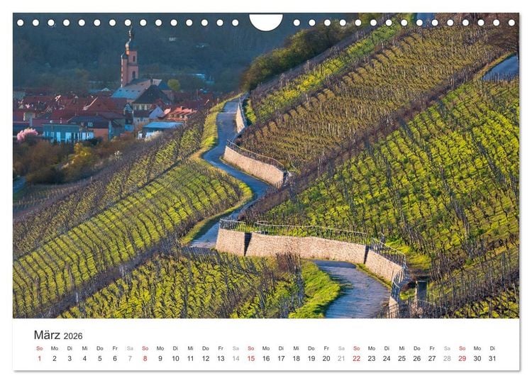 Produktbild: Malerisches Mainfranken (Wandkalender 2026 DIN A4 quer), CALVENDO Monatskalender