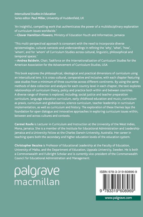 Produktbild: Intercultural Studies of Curriculum