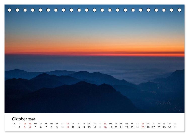 Produktbild: Tirol &ndash; Impressionen aus dem Alpenland (Tischkalender 2026 DIN A5 quer), CALVENDO Monatskalender
