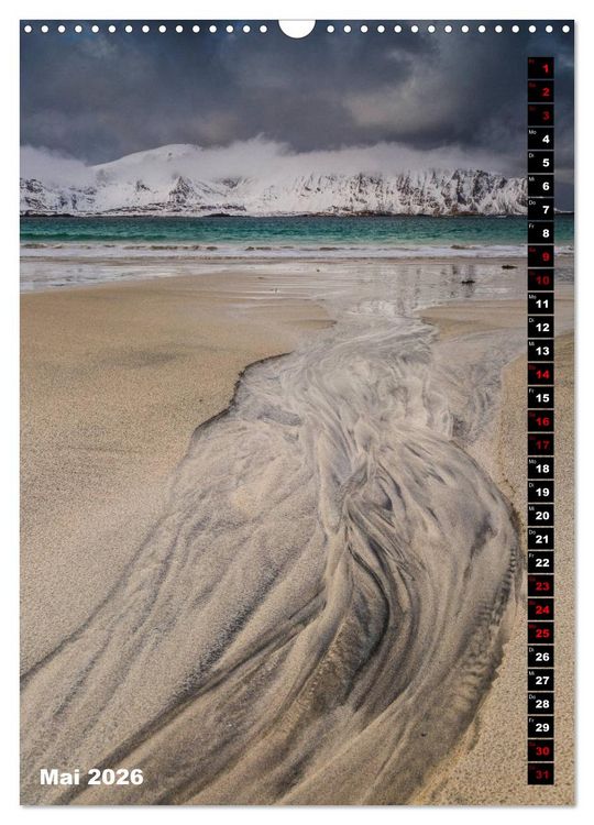 Produktbild: Lofoten. Poetische Landschaften (Wandkalender 2026 DIN A3 hoch), CALVENDO Monatskalender