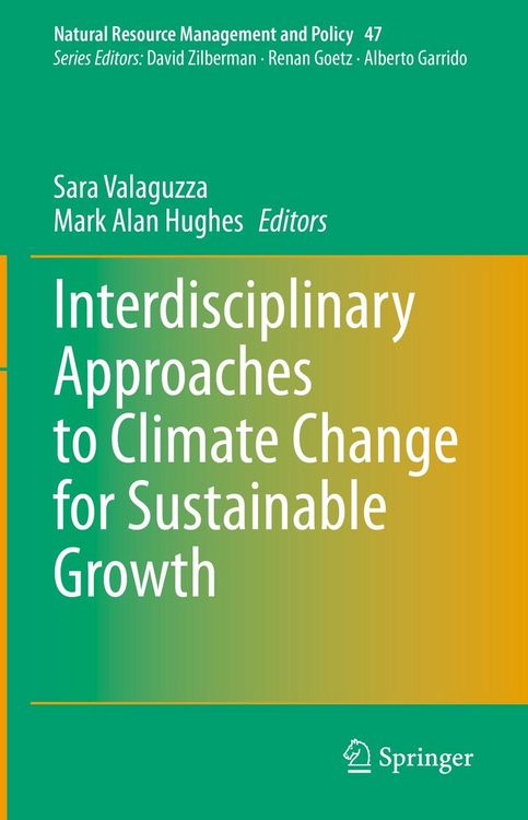 Produktbild: Interdisciplinary Approaches to Climate Change for Sustainable Growth