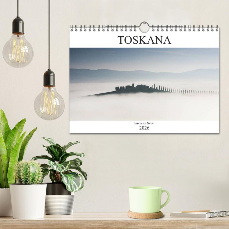 Produktbild: Toskana - Inseln im Nebel (Wandkalender 2026 DIN A4 quer), CALVENDO Monatskalender