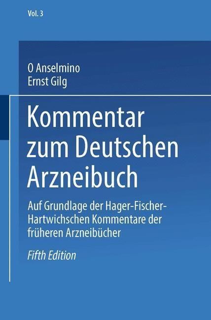 Produktbild: Kommentar zum Deutschen Arzneibuch