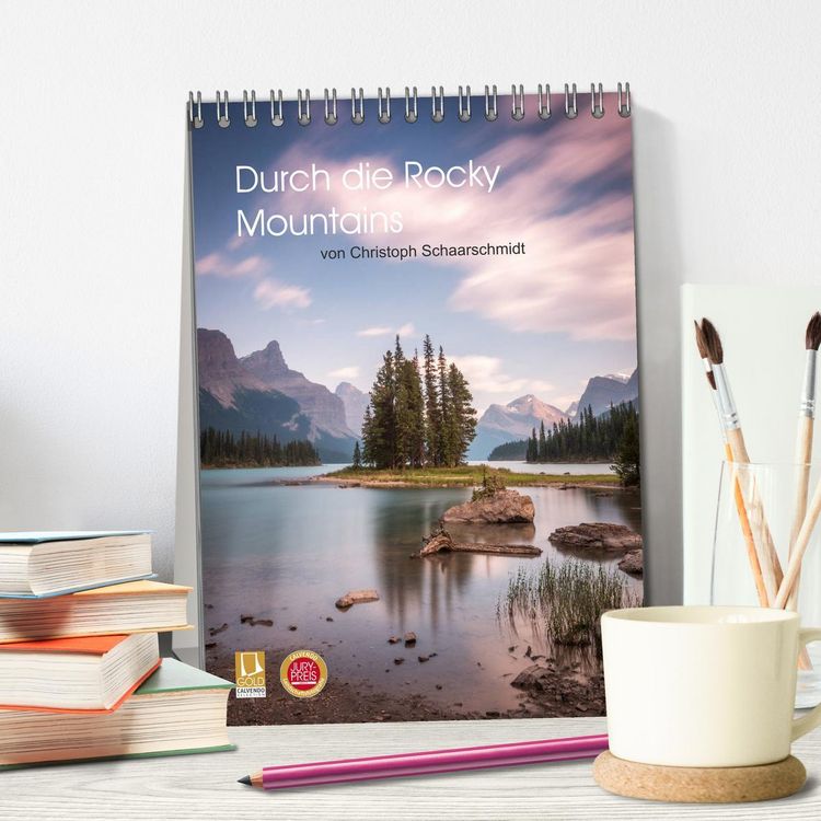Produktbild: Die kanadischen Rockies (Tischkalender 2026 DIN A5 hoch), CALVENDO Monatskalender