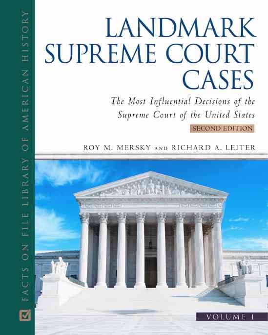 Produktbild: Leiter, M:  Landmark Supreme Court Cases