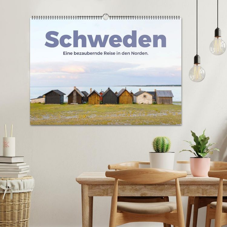 Produktbild: Schweden - Eine bezaubernde Reise in den Norden. (Wandkalender 2026 DIN A2 quer), CALVENDO Monatskalender