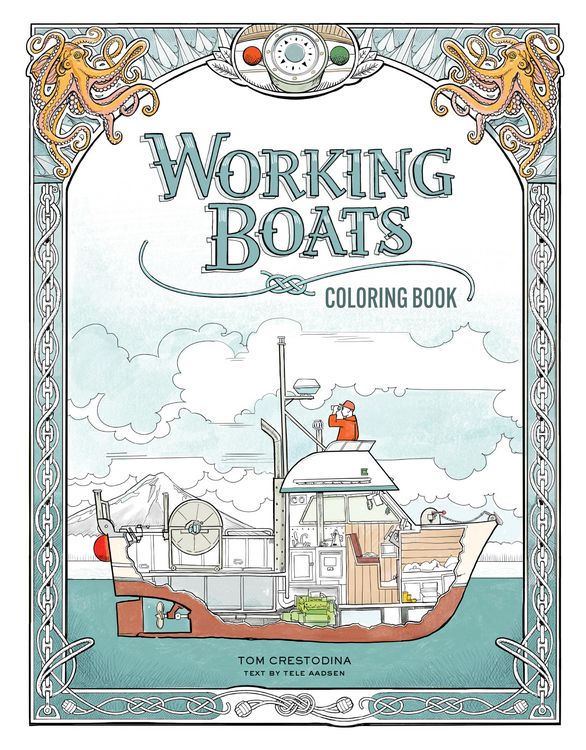 Produktbild: Working Boats Coloring Book (Coloring Books for Kids Ages 8-12)