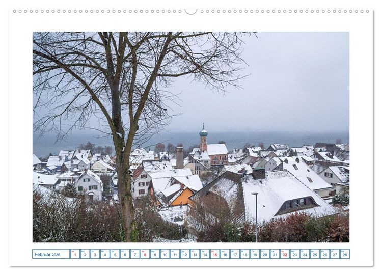 Produktbild: Allensbach am Bodensee (hochwertiger Premium Wandkalender 2026 DIN A2 quer), Kunstdruck in Hochglanz