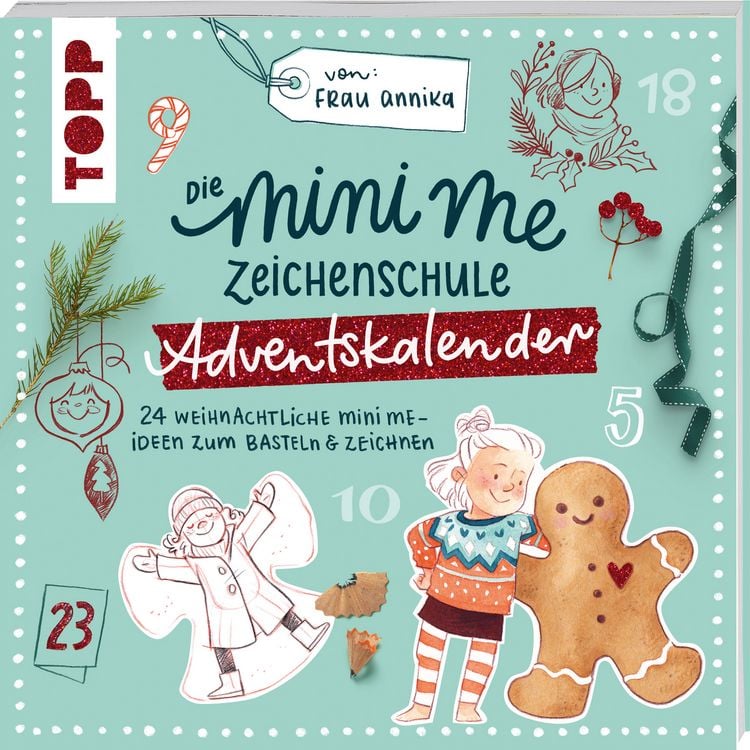 Produktbild: Die Mini me Zeichenschule Adventskalender von Frau Annika