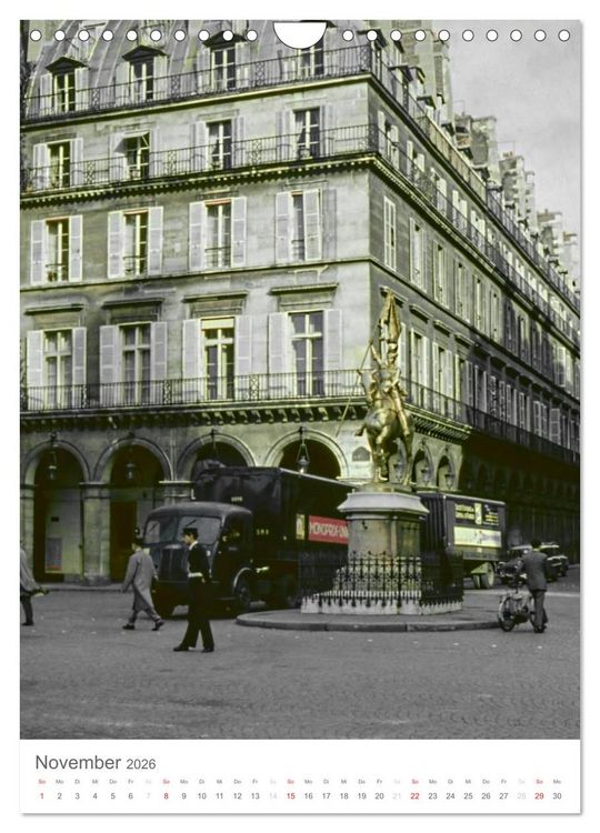 Produktbild: Paris, damals ... (Wandkalender 2026 DIN A4 hoch), CALVENDO Monatskalender