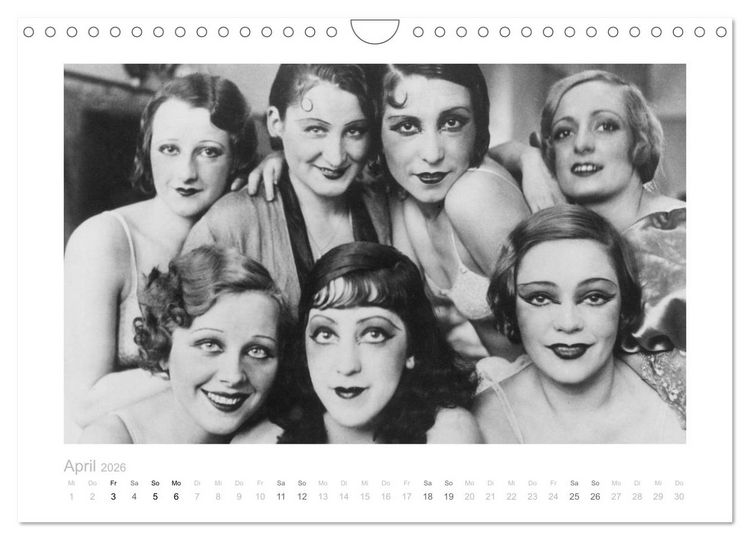 Produktbild: Die 20er Jahre - Glanz und Glorie (Wandkalender 2026 DIN A4 quer), CALVENDO Monatskalender