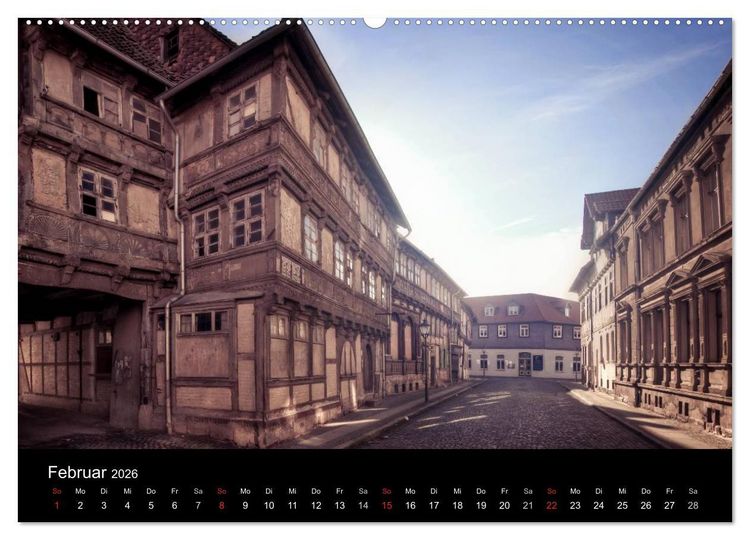 Produktbild: Fachwerk - wie aus einer anderen Zeit (hochwertiger Premium Wandkalender 2026 DIN A2 quer), Kunstdruck in Hochglanz