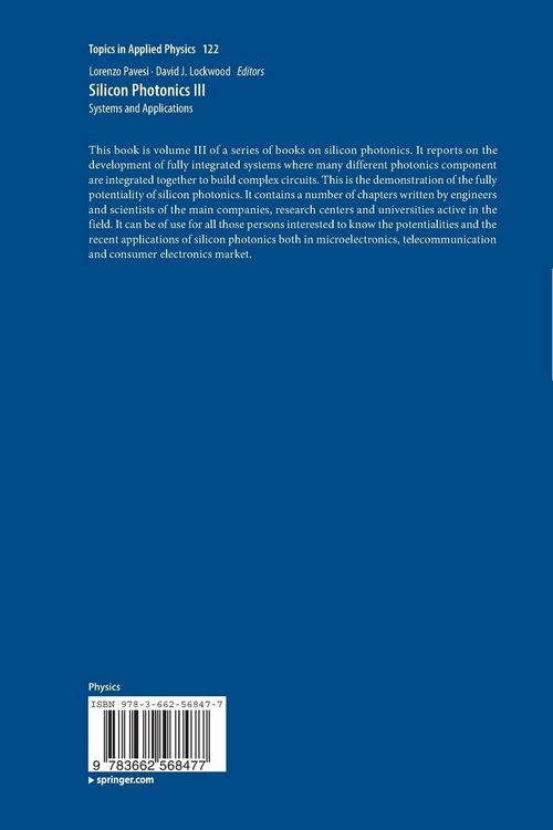 Produktbild: Silicon Photonics III