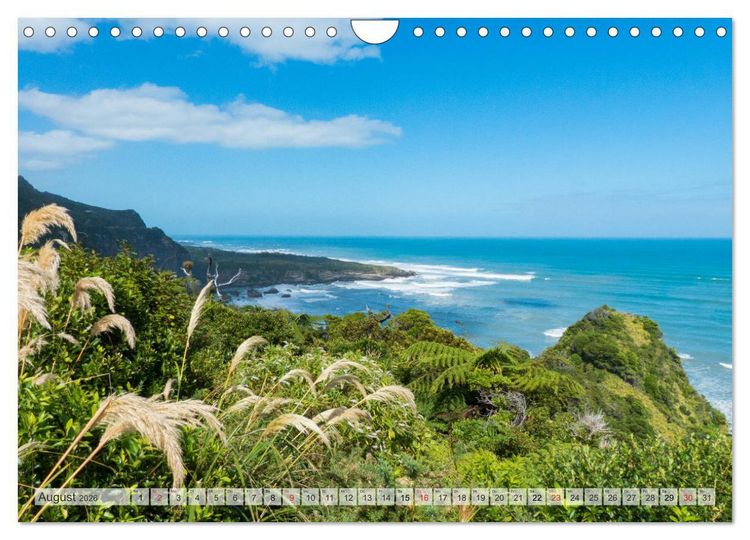 Produktbild: Neuseeland - Wandelnde Landschaften (Wandkalender 2026 DIN A4 quer), CALVENDO Monatskalender