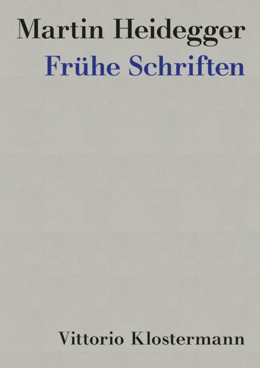 Produktbild: Fr&uuml;he Schriften