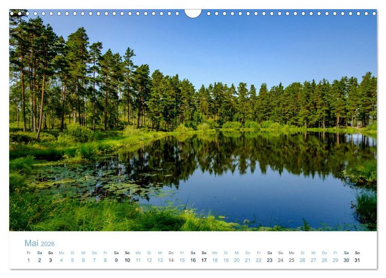 Produktbild: Schwedens Seen (Wandkalender 2026 DIN A3 quer), CALVENDO Monatskalender
