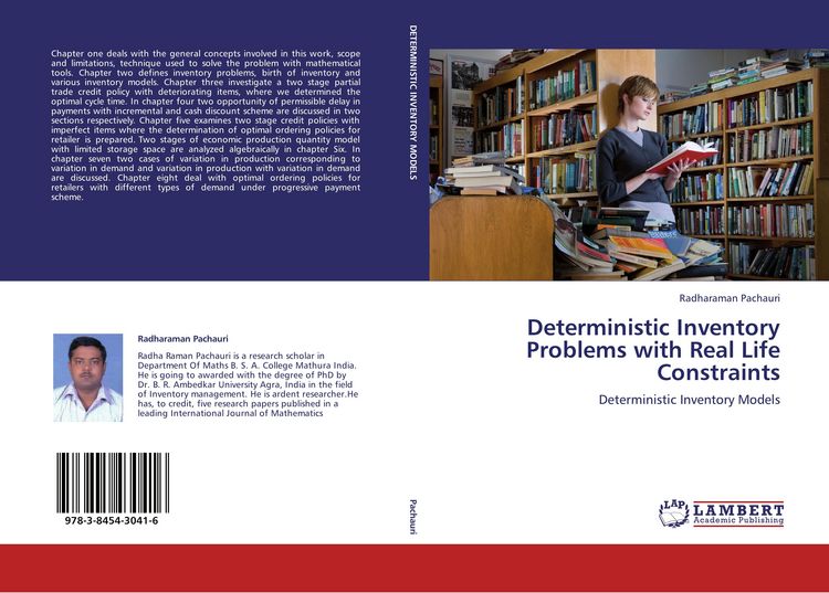 Produktbild: Deterministic Inventory Problems with Real Life Constraints