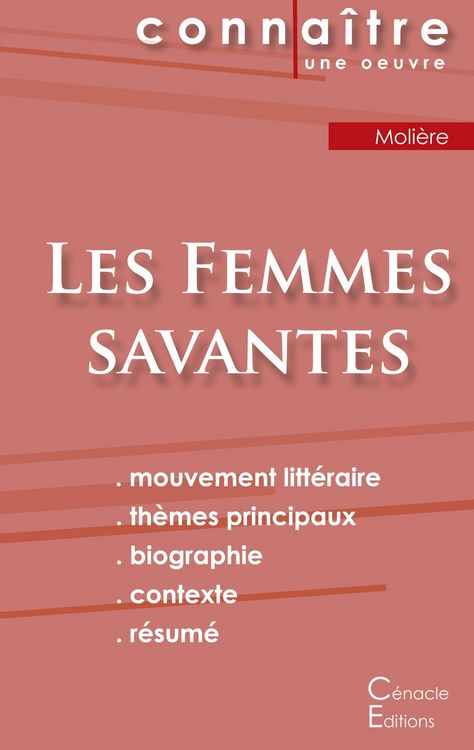 Produktbild: Fiche de lecture Les Femmes savantes de Moli&egrave;re (Analyse litt&eacute;raire de r&eacute;f&eacute;rence et r&eacute;sum&eacute; complet)