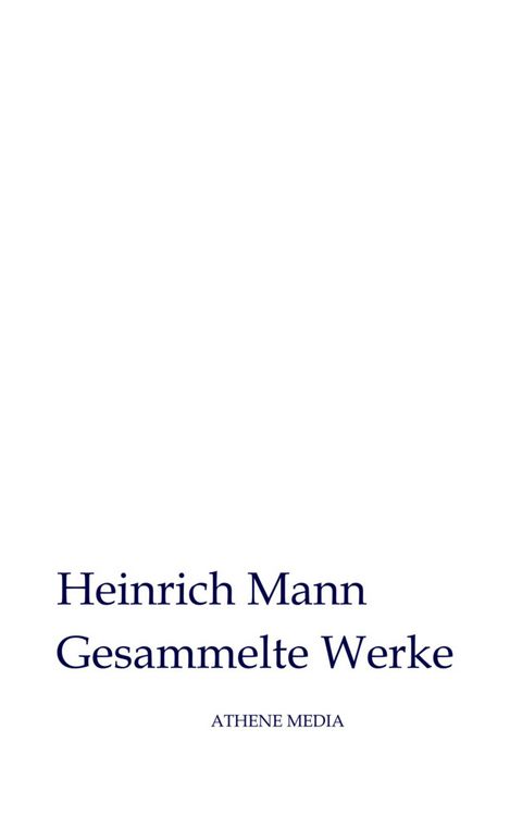 Produktbild: Gesammelte Werke