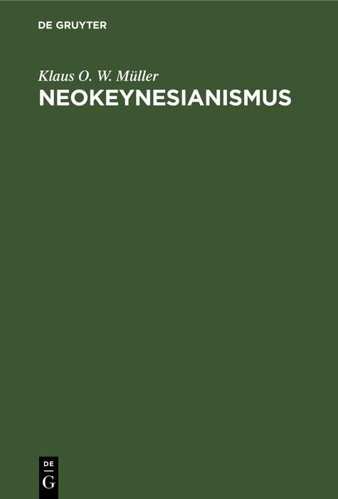 Produktbild: Neokeynesianismus