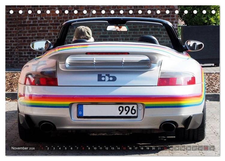Produktbild: Ein Porsche muss es schon sein! (Tischkalender 2026 DIN A5 quer), CALVENDO Monatskalender