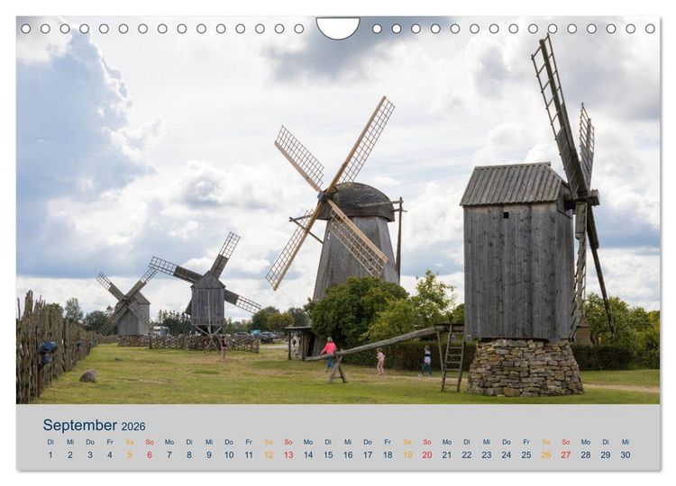 Produktbild: Charmante Baltische St&auml;dte entlang der Ostsee (Wandkalender 2026 DIN A4 quer), CALVENDO Monatskalender